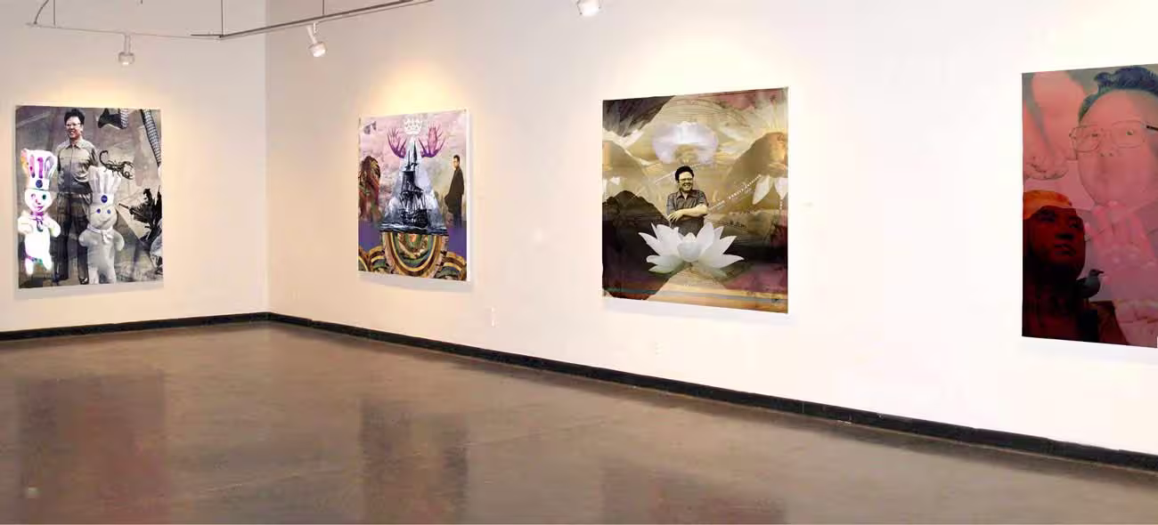 The North wall of the collection in all it's glory