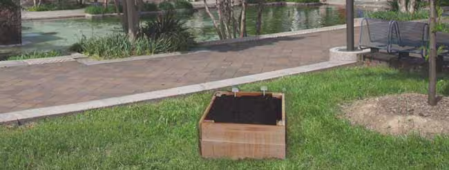 This rendering, comissioned by the treasurer of the philanthropic steering committee, depicts what the community garden might look like once the project gets underway